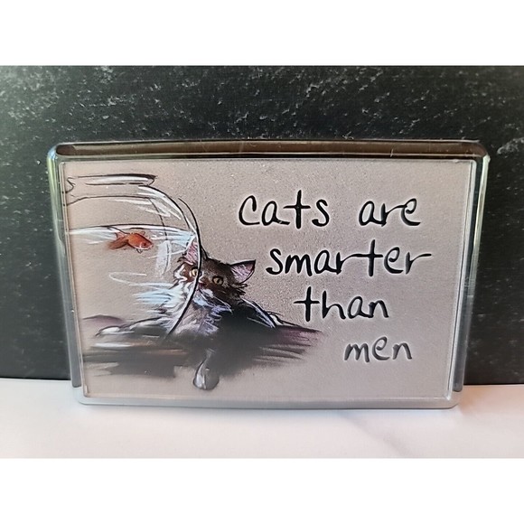 Vintage Cats Are Smarter Than Men Magnet - Picture 2 of 10